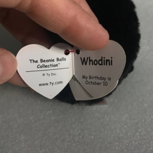 Ty Puffies (Beanie Balls) - WHODINI the 2023 Halloween Orange Owl (3 inch) - Picture 6 of 12